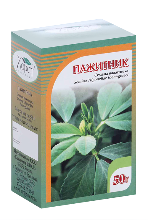 

Пажитник семена пажитника, 50 г