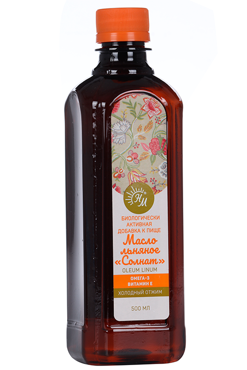 

Масло Льняное Солнат, 500 мл