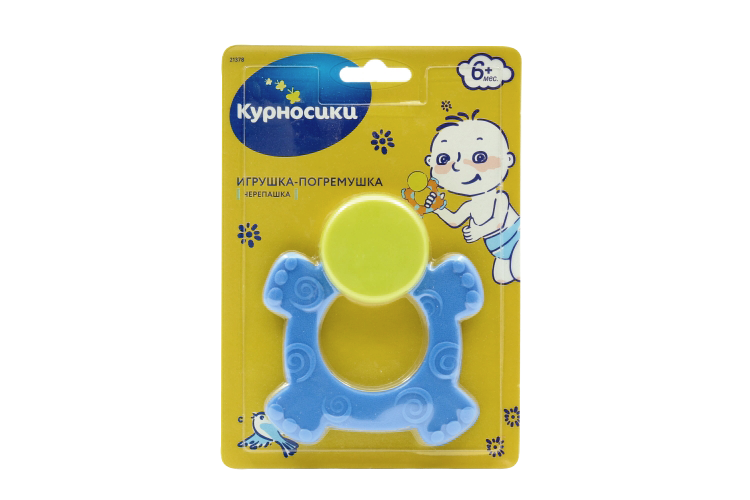 

Игрушка-погремушка Курносики Черепашка (6+) (21378)