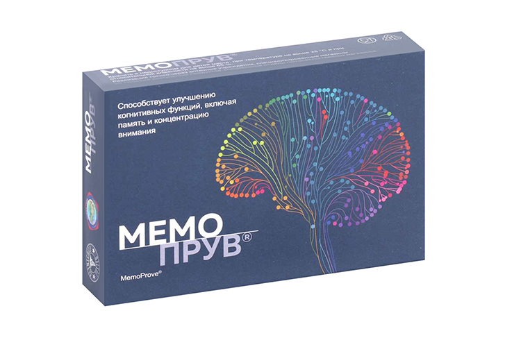 

Мемопрув, 425 мг, 30 шт, таблетки