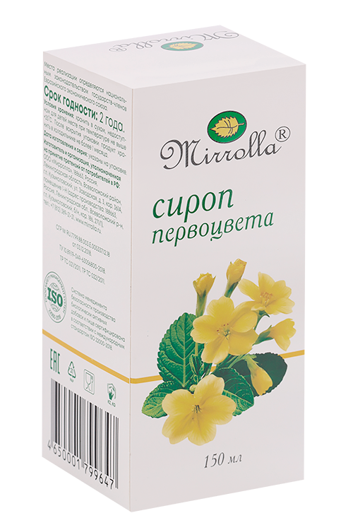 

Сироп первоцвета Мирролла, 150 мл