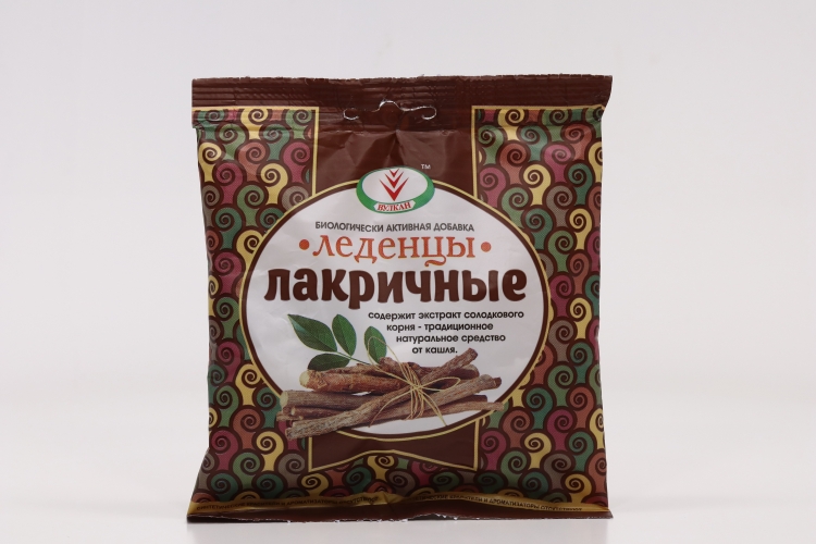 Леденцы лакричные с солодкой, 50 г