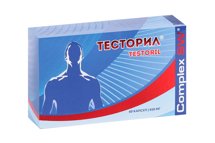 

Тесторил, 650 мг, 60 шт, капсулы