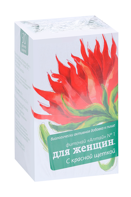 

Фиточай Алтай №1 д/женщин с красной щеткой, 2 г, 30 шт