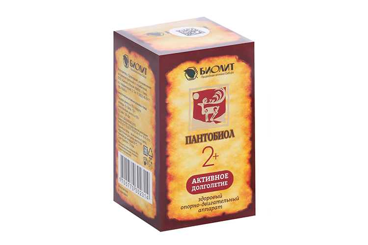 

Пантобиол-2+ 0,6 г, 120 шт, капсулы