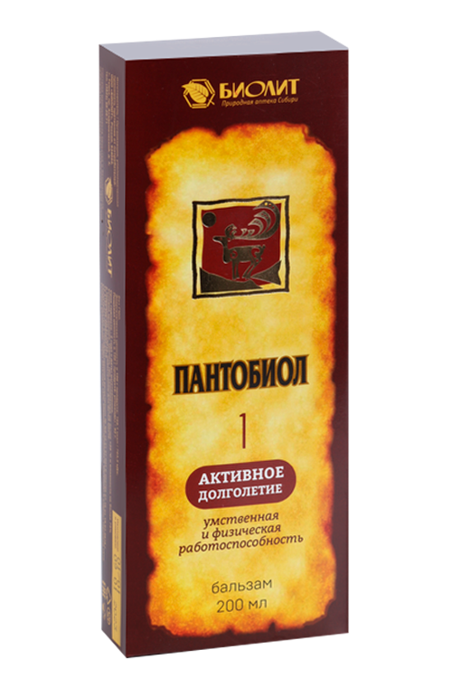 

Пантобиол-1, 200 мл, бальзам