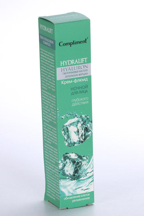 Крем-флюид Compliment HYDRALIFT HYALURON глубокого действия ночн д/лица, 50 мл крем флюид для лица глубокого действия ночной hydralift compliment комплимент 50мл