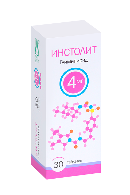 

Инстолит 4 мг, 30 шт, таблетки