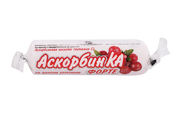 

Аскорбин Ка Форте, 10 шт, таблетки жевательные брусника