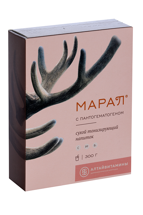 

Марал с Пантогематогеном, 300 г, напиток сухой