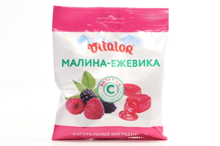 Леденцы Виталор вит С малина/ежевика, 60 г