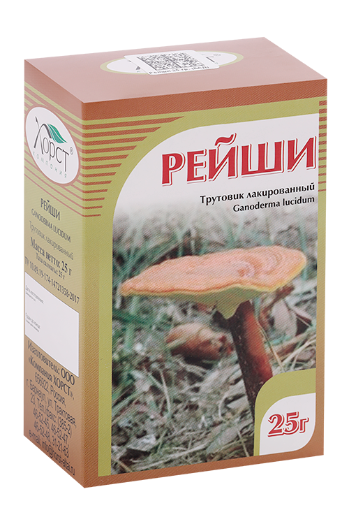 

Рейши трутовик лакированный, 25 г, сырье растительное