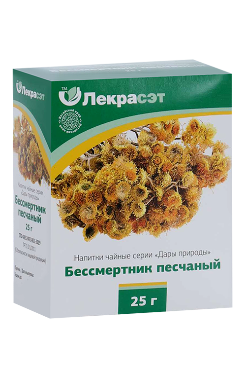 

Напиток чайный Бессмертника песчаного цветки, 25 г