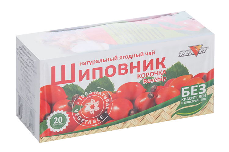 

Чай Тиавит Корочка шиповника, 1,8 г, 20 шт, фильтр-пакет