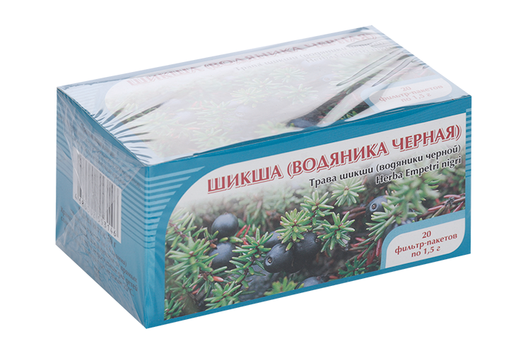 

Шикша (водяника черная), 1,5 г, 20 шт, ф/п