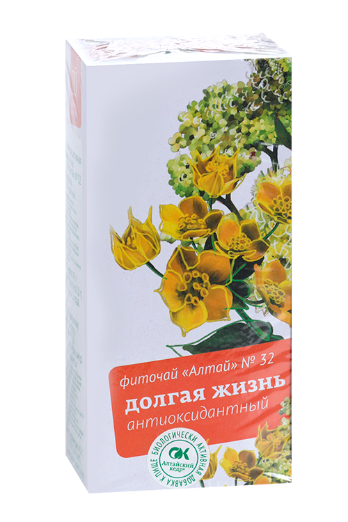 

Фиточай Алтай №32 Долгая жизнь Антиоксид, 2 г, 20 шт, фильтр-пакет