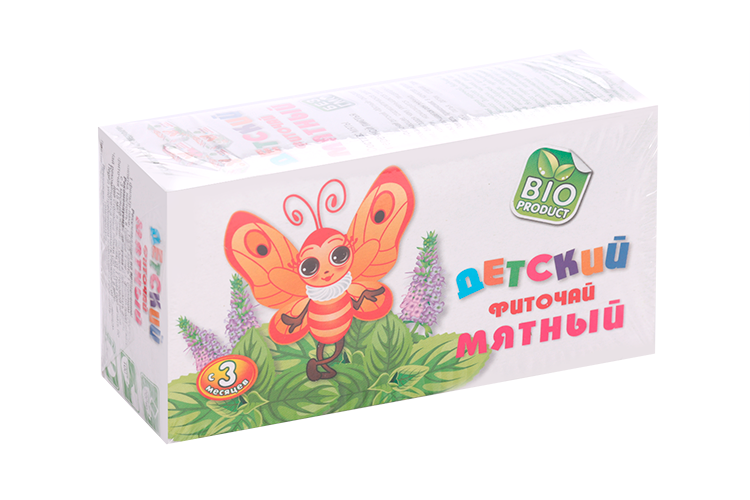 

Фиточай Детский мятный, 1,5 г, 20 шт