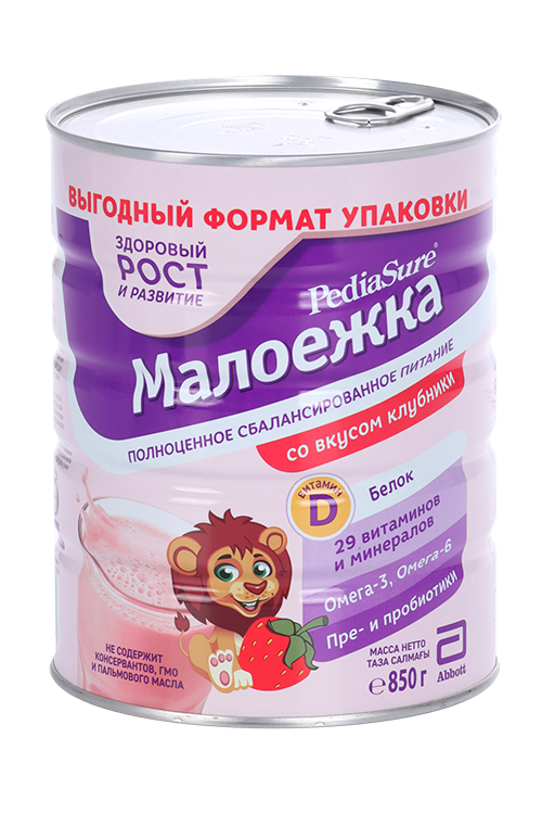 

Смесь ПедиаШур Малоежка Клубника, 850 г