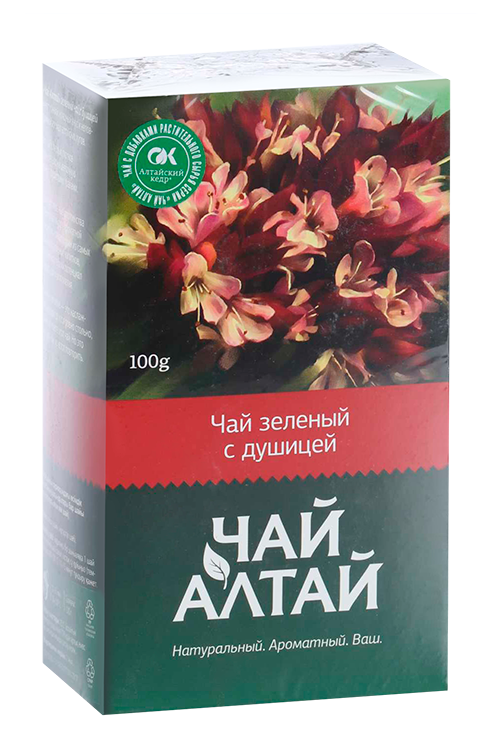 

Чай Алтай зеленый с душицей, 100 г