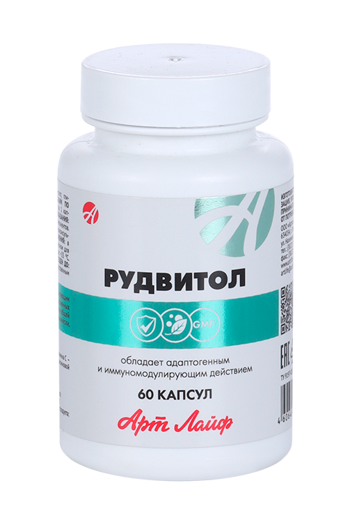 

Рудвитол, 600 мг, 60 шт, капсулы