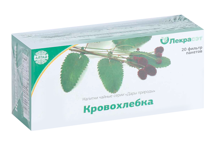 

Чайный напиток Дары природы Кровохлебка, 2 г, 20 шт, фильтр-пакет