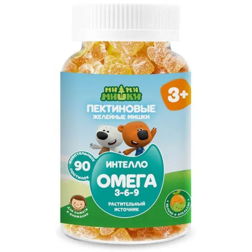 Мимимишки Омега 3-6-9, 2 г, 90 шт, пастилки жевательные