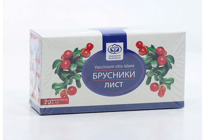 

Фиточай Целебные травы Брусники лист, 1,5 г, 20 шт