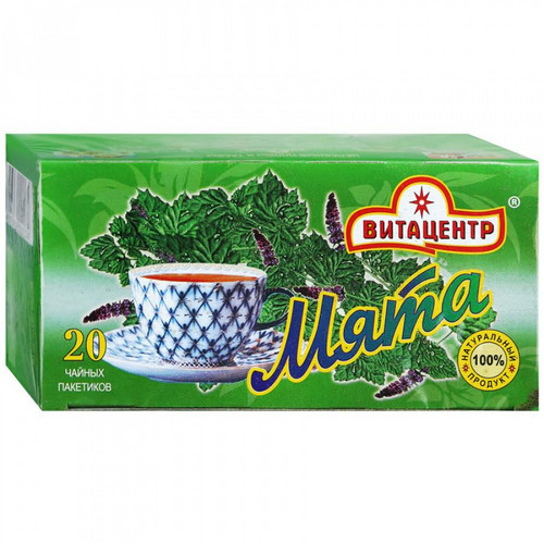Чайный напиток Витацентр Мята, 1,5 г, 20 шт