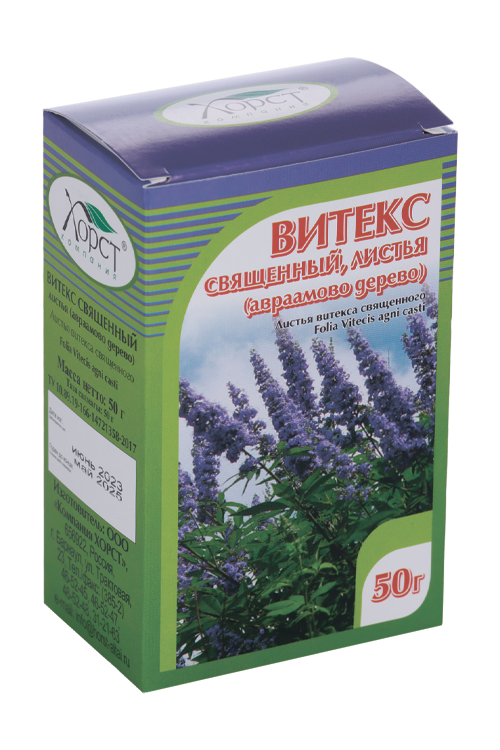 

Витекс Священный 50 г, сырье растительное