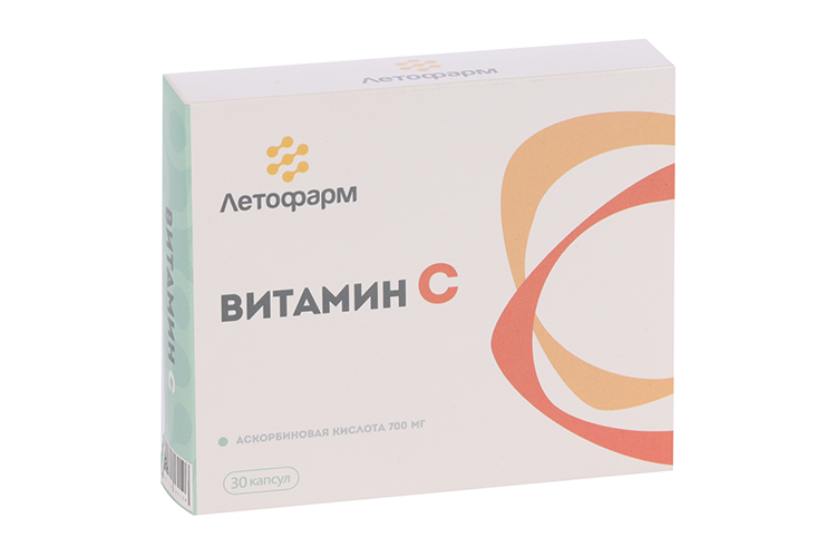 

Витамин С, 700 мг, 30 шт, капсулы