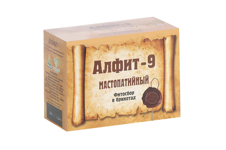 

Алфит-9 мастопатийный утро/вечер, 2 г, 60 шт, брикеты