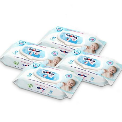 Салфетки ЙокоСан влаж детск с клапаном, 256 шт