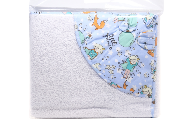 

Полотенце АмароБеби детское махровое с уголком Сьют Лав Маленький принц