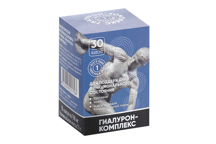 

Гиалурон-комплекс, 700 мг, 30 шт, капсулы