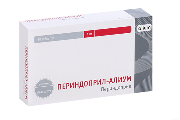 

Периндоприл-Алиум 4 мг, 90 шт, таблетки
