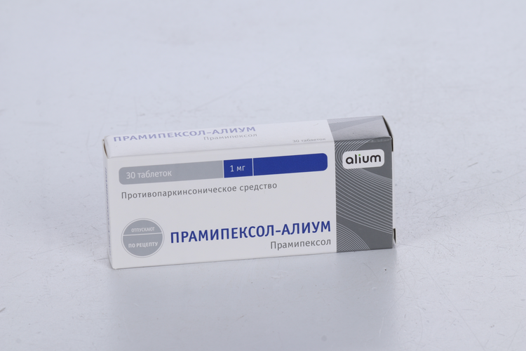 

Прамипексол-Алиум 1 мг, 30 шт, таблетки