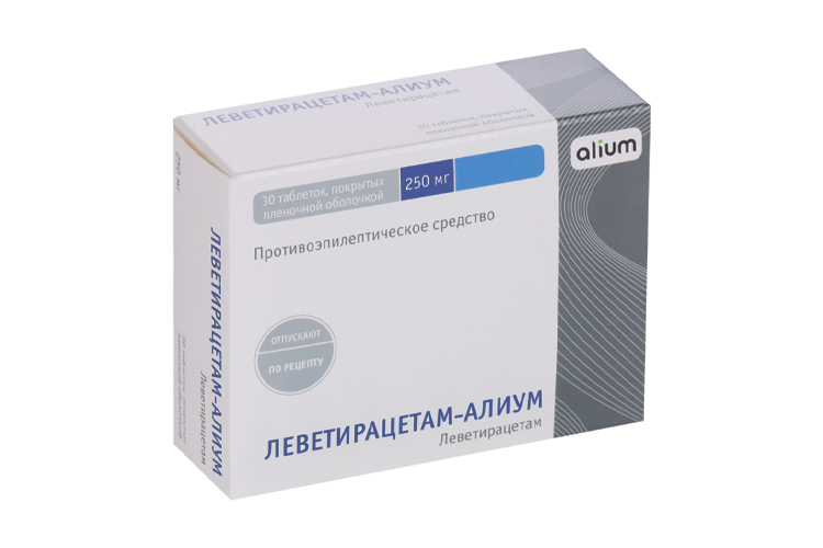 

Леветирацетам-Алиум 250 мг, 30 шт, таблетки покрытые пленочной оболочкой