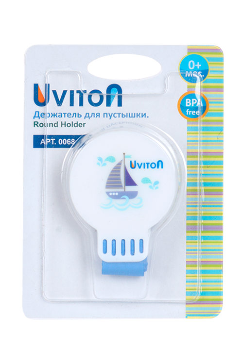 

Держатель Uviton д/пустышки Ленточка (с 0 мес), светло-бирюзовый