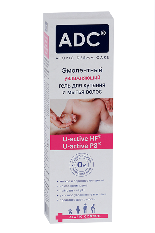 

Гель Эмолентный увлаж д/купания и мытья волос д/атопичной и сух кожи, 200 мл