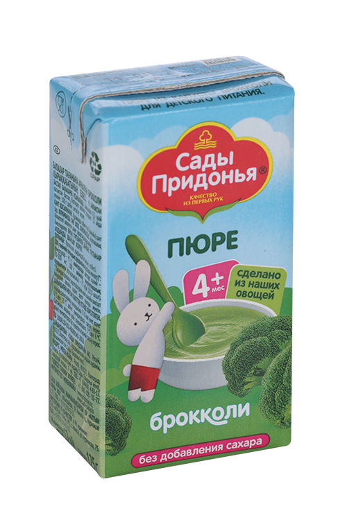 

Пюре Сады Придонья брокколи, 125 г, тетра пак