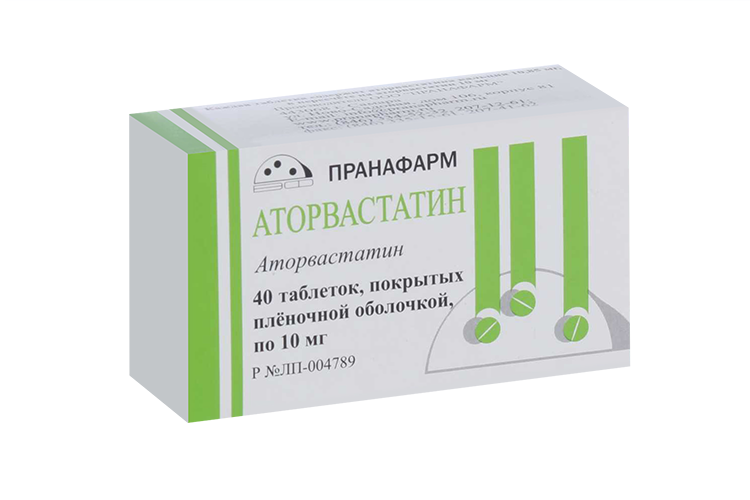 

Аторвастатин 10 мг, 40 шт, таблетки покрытые пленочной оболочкой