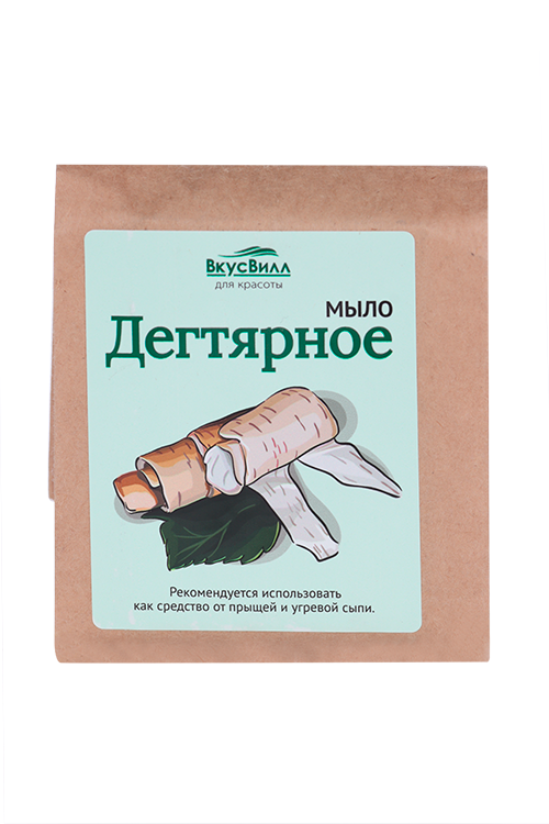 

Мыло Вкусвилл Дегтярное, 100 г
