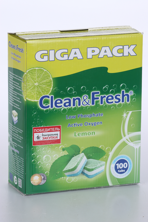 

Таблетки для посудомоечных машин Clean&Fresh All in1 ГОДЕН ДО МАЯ 2025
