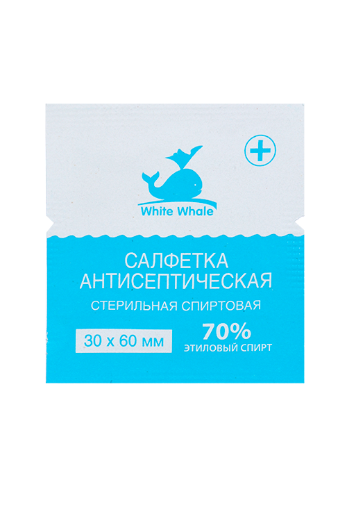 

Салфетка спиртовая прединъекционная 30х60 мм