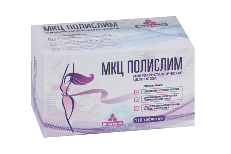 

МКЦ Полислим, 503 мг, 110 шт, таблетки