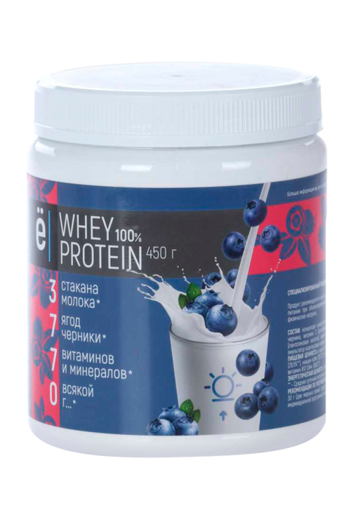 

Коктейль Ёбатон белково-витаминный whey protein с натуральной черникой 450 г