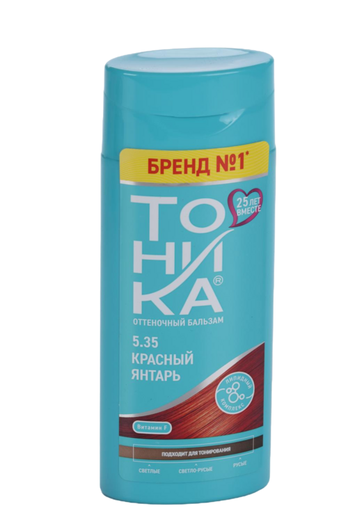 Бальзам Тоника оттеночный д/волос 5.35 красный янтарь 150 мл