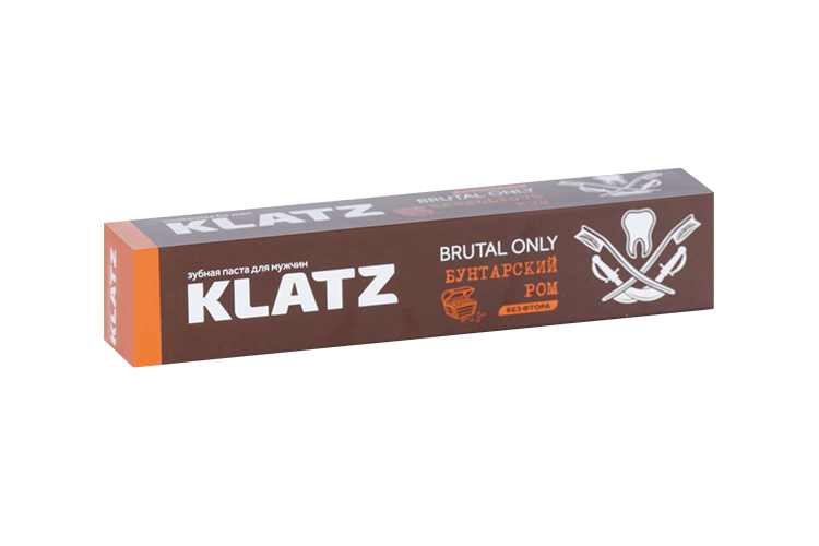 

З/паста KLATZ д/мужчин BRUTAL ONLY Бунтарский ром, 75 мл