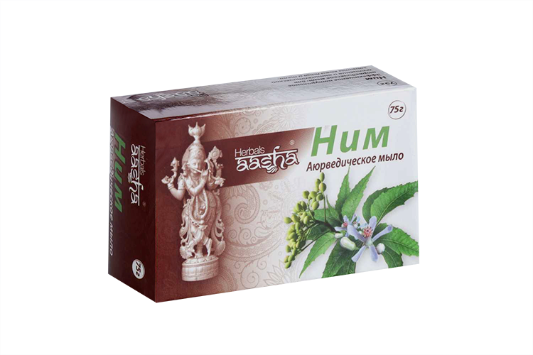 

Мыло Aasha herbals Ним аюрведическое, 75 г