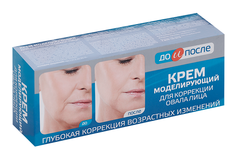 

Крем TWINS Tec для лица моделирующий для коррекции овала лица до и после, 50 мл